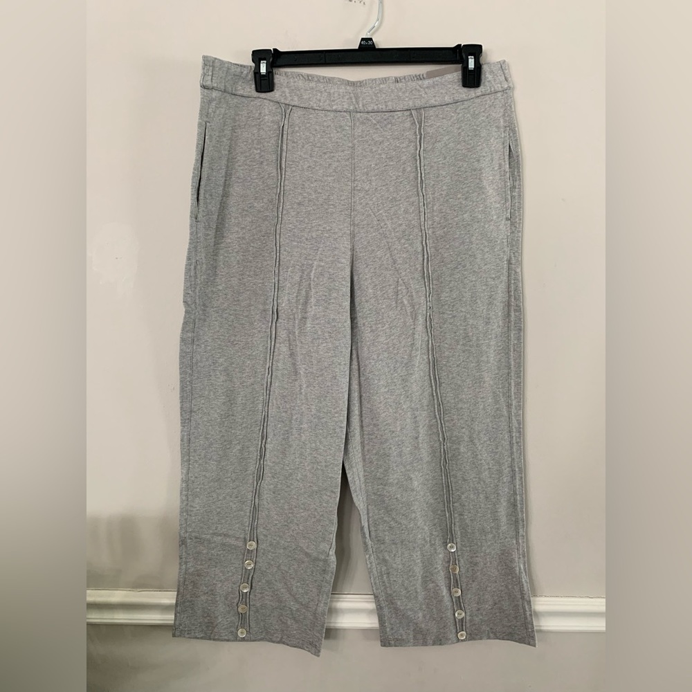 BEW SOFT SURROUNDING CARMEN KNIT CROP PANTS SIZE:XL